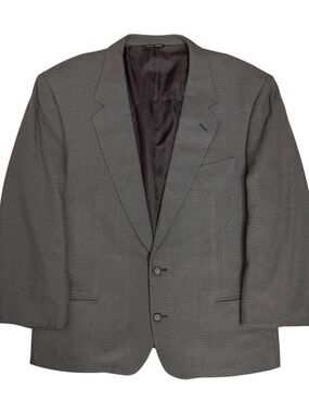 $2,000 CANALI Luxury WOOL Blazer Sport Coat Business Casual Plaid Jacket Men 44L